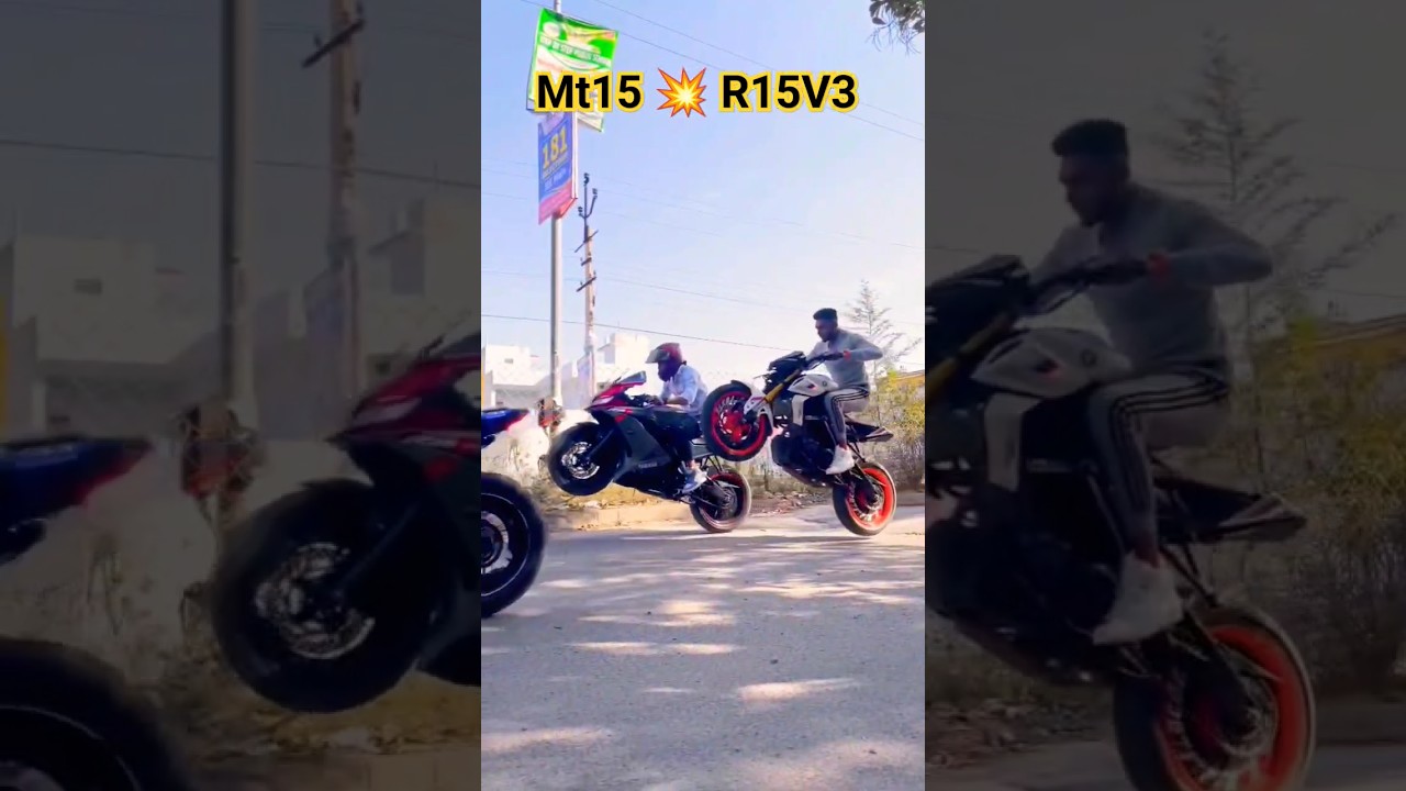 yamaha r15v3 🔥 Mt15 modified bike #viral #r15 #youtubeshorts #rider #biker #mt15