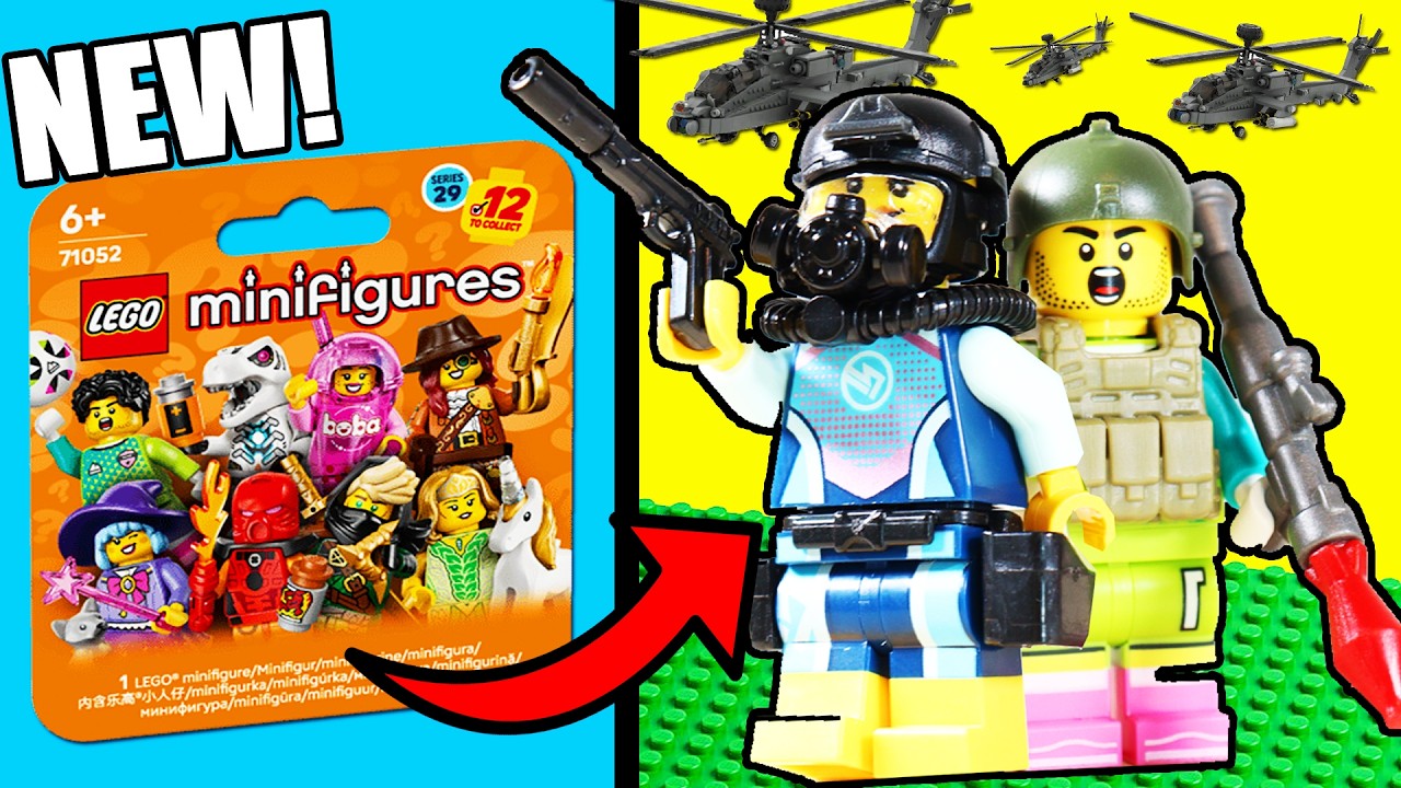 Превращаем новые минифигурки LEGO CMF в СОЛДАТ! (Серия 29)