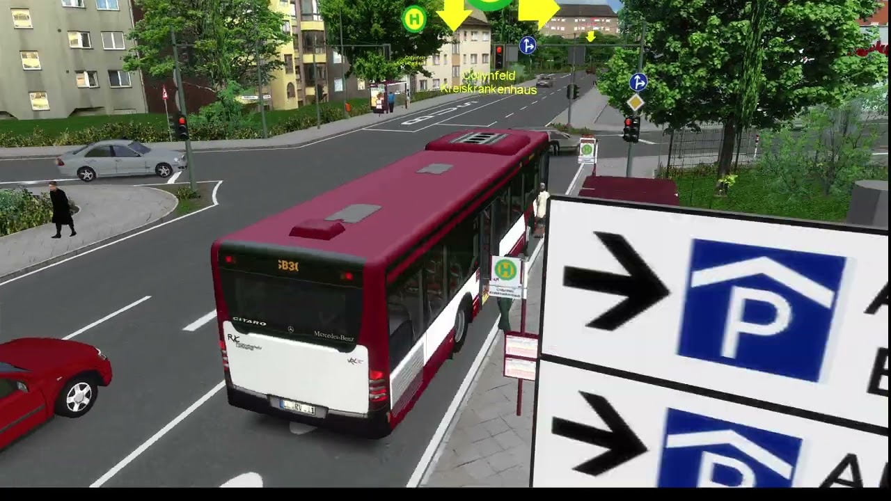 OMSI 2 Lemmental-Neuenbreid (V4) Line SB30(LE-Zentrum - Neuenbreid BF)