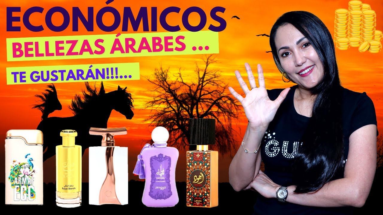 😊 5 Bellezas árabes 😍,  $30-$40, potentes 😋, femeninos 💗 y diseños diferentes, para mujer 2024