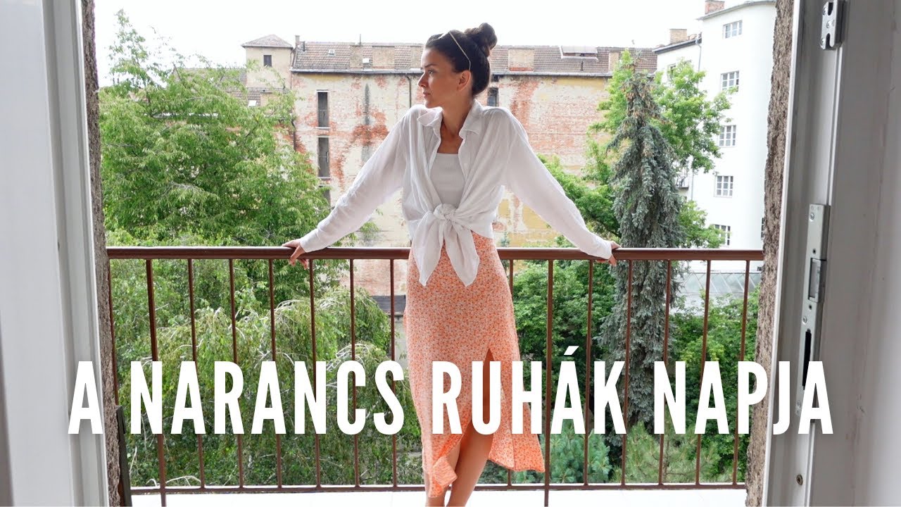 NévNAPI vlog | Narancs outfitek | Villásreggeli | Babás kávézás | Tópart és arcápolás