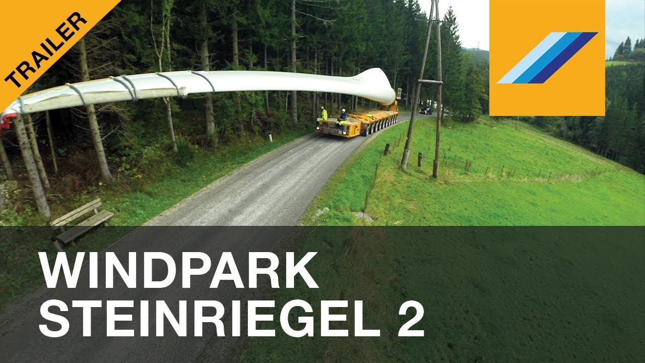 Ausbau des Windparks Steinriegel - Trailer