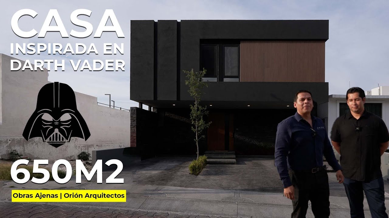 CASA de CUATRO PISOS en PENDIENTE INSPIRADA en DARTH VADER | Obras Ajenas | Orión Arquitectos