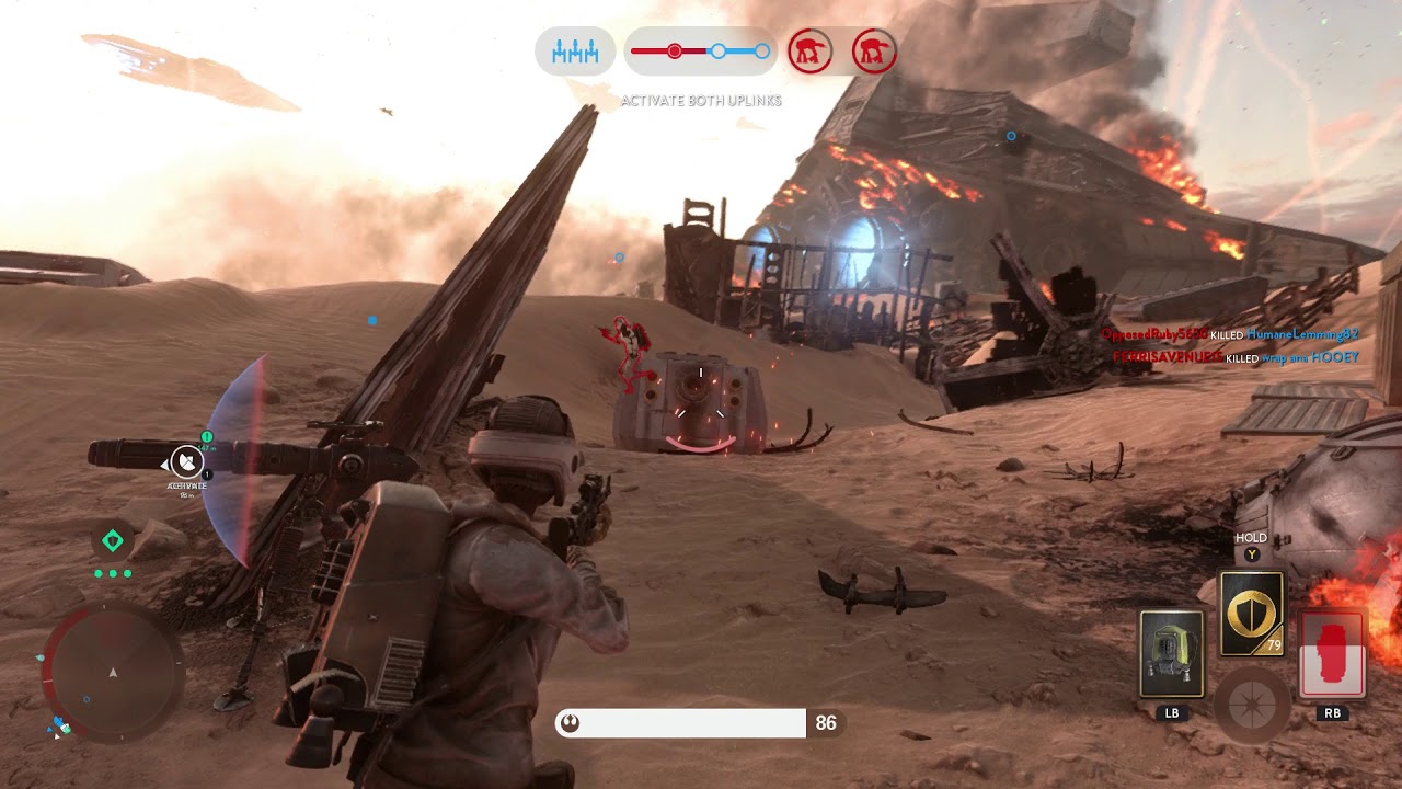 Star Wars Battlefront: 103 A280C killstreak (Southy POV)