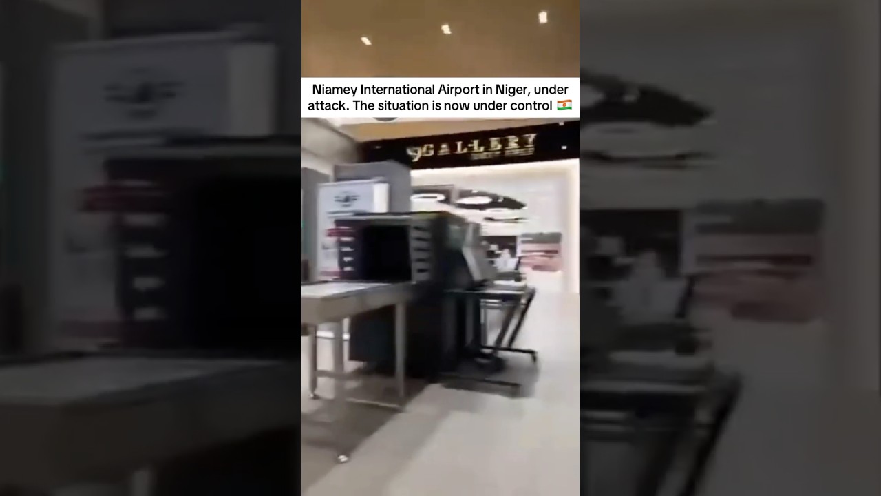 Niamey International Airport in Niger 🇳🇪 Tchiani military