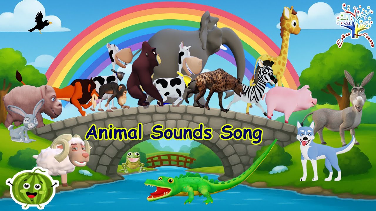 The Animal Sounds Song || Do you know What Sounds does the animals make AM5STD || Kids Song EduFam