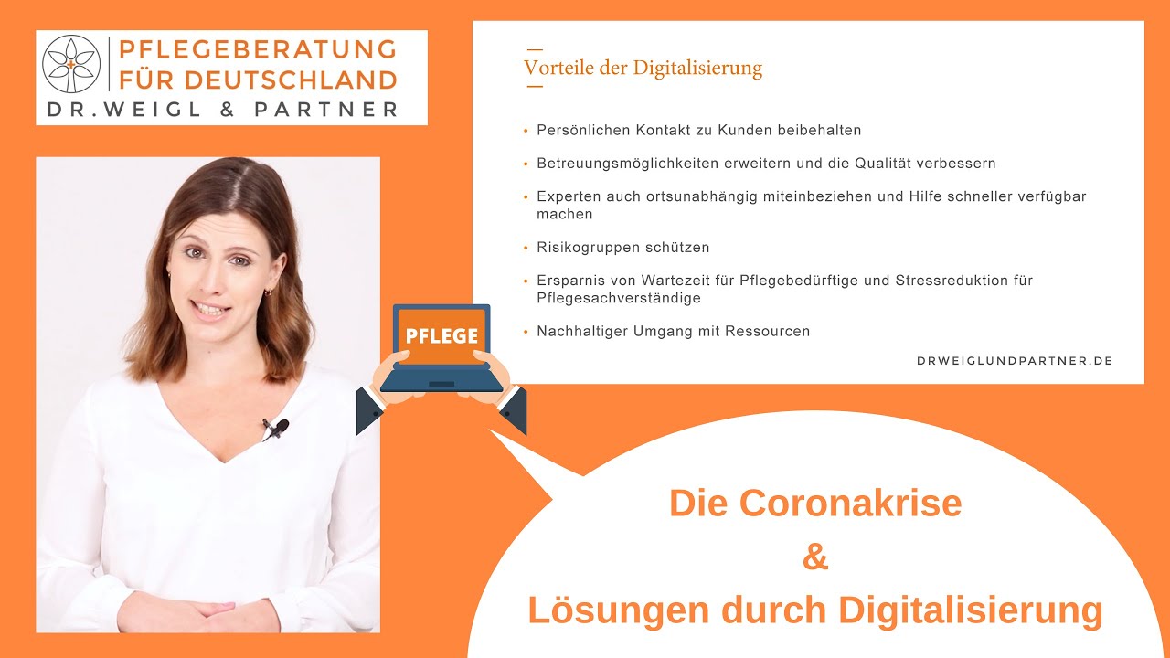 Der Weg zum Pflegegrad in der Corona-Krise - Wie die Digitalisierung Lösungen bietet