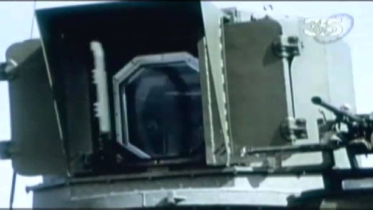 Soviet military laser vehicle