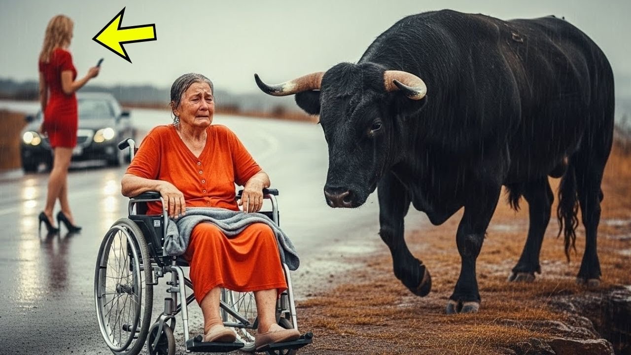 GRAUSAME MILLIONÄRIN-TOCHTER VERLÄSST BETAGTE MUTTER AM ABGRUND, doch WILDE STIER KOMMT…