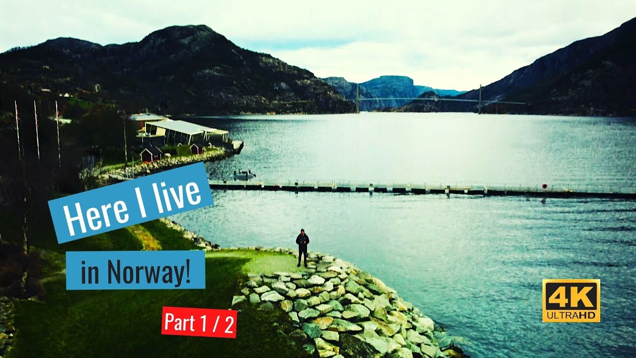 [4K] Here I live in Norway - Ryfylke - Drone Footage - Part 1/2