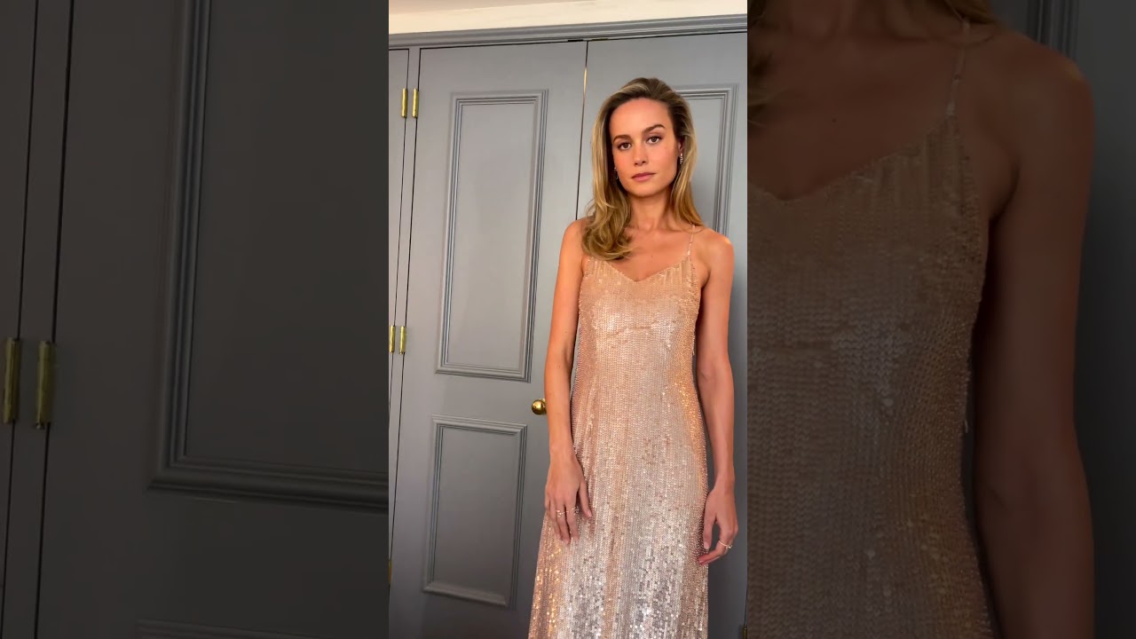 Brie Larson Beautiful Look