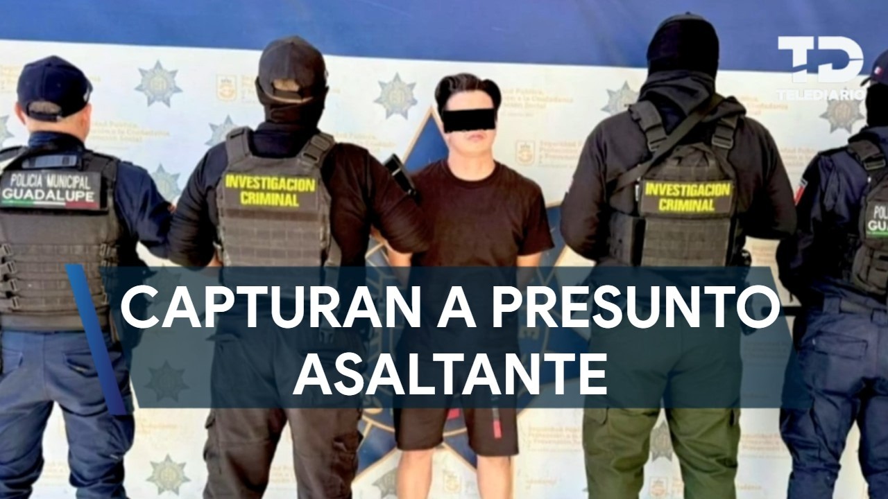 Autoridades detienen a presunto asaltante en la colonia Azteca en Guadalupe