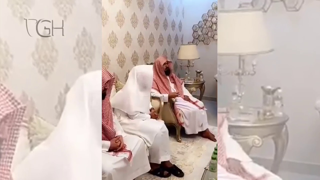 زيارة معالي الشيخ عبد الرحمن السديس وأئمة  الحرم المكي للاطمئنان على صحة  الشيخ عبدالله عواد الجهني