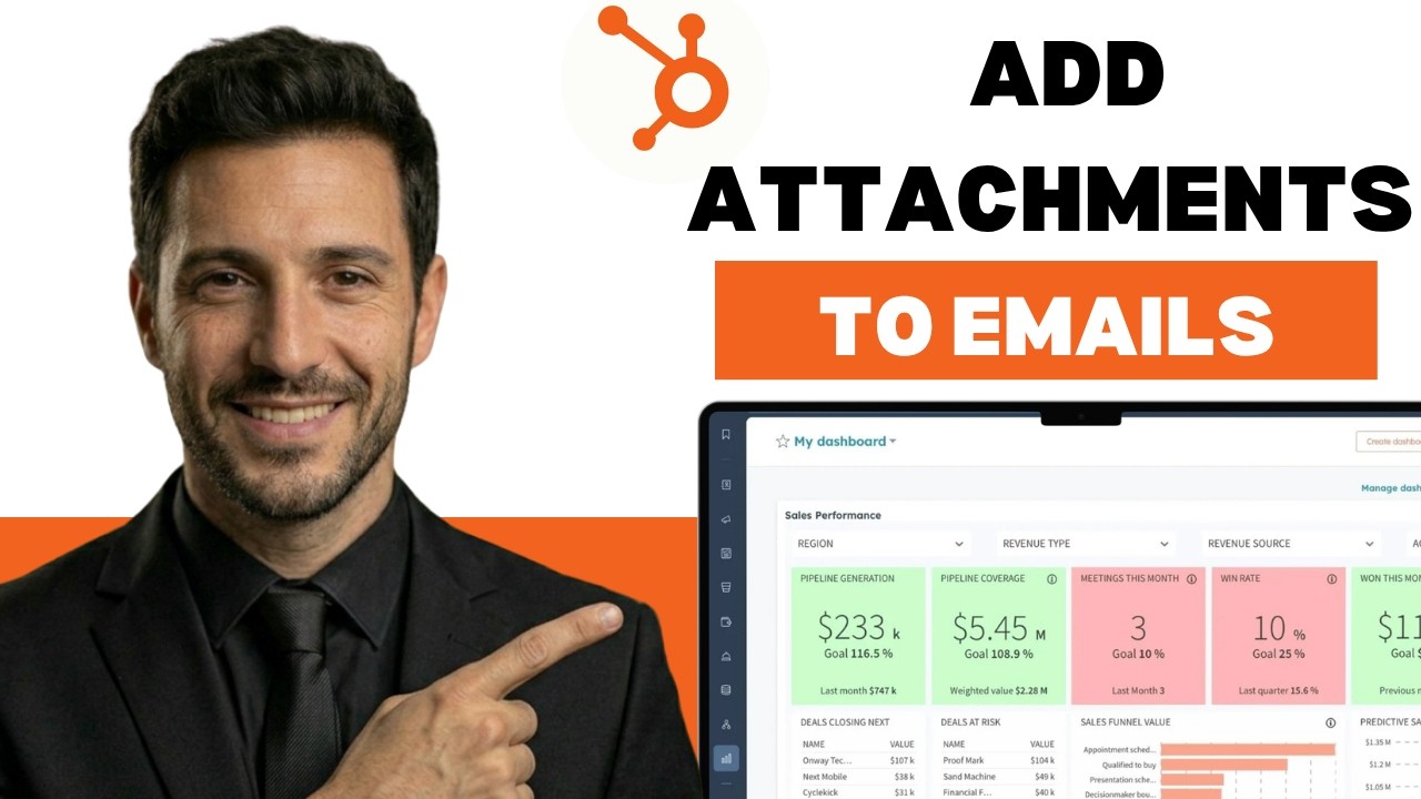 Как добавлять вложения к письмам в HubSpot (полное руководство)