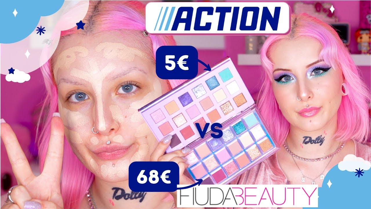 MAQUILLAGE ACTION: JE RE-TESTE 3 ANS APRÈS | Max&More, Fab Factory & Dupe Huda Beauty !