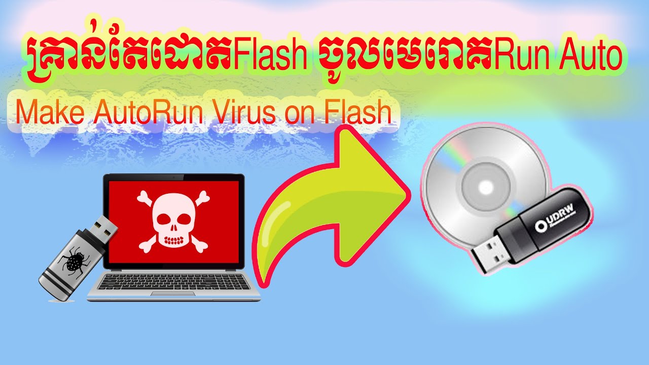 How to make Auto Run Virus File using USB Flash
