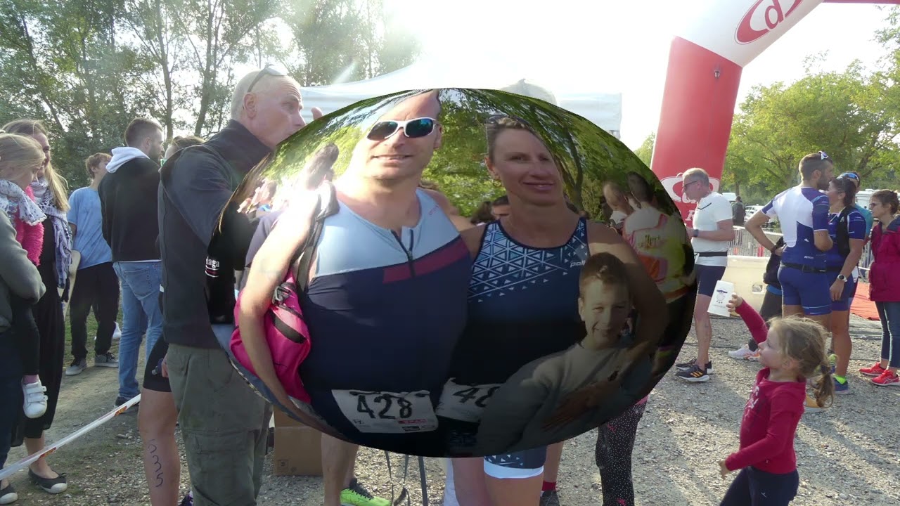 Triathlon les deux amants Delphine et Sebastien  18 septembre 2022
