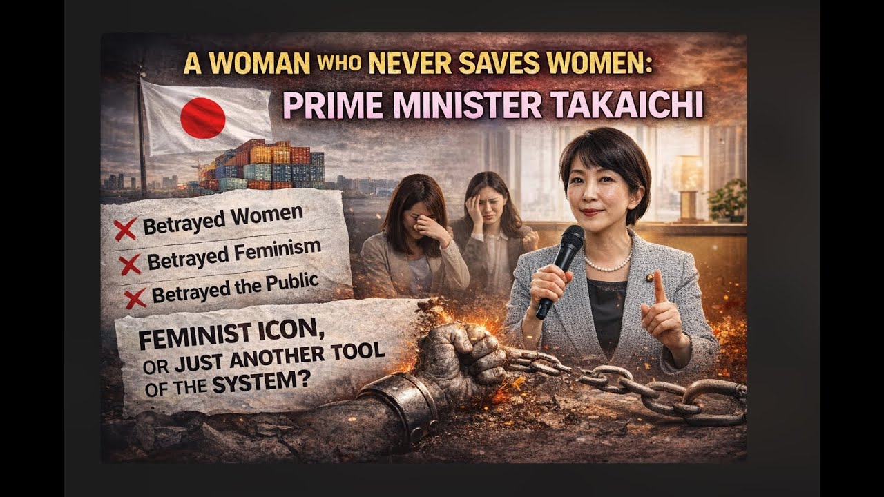 A Woman Who Never Saves Women: Prime Minister Takaichi