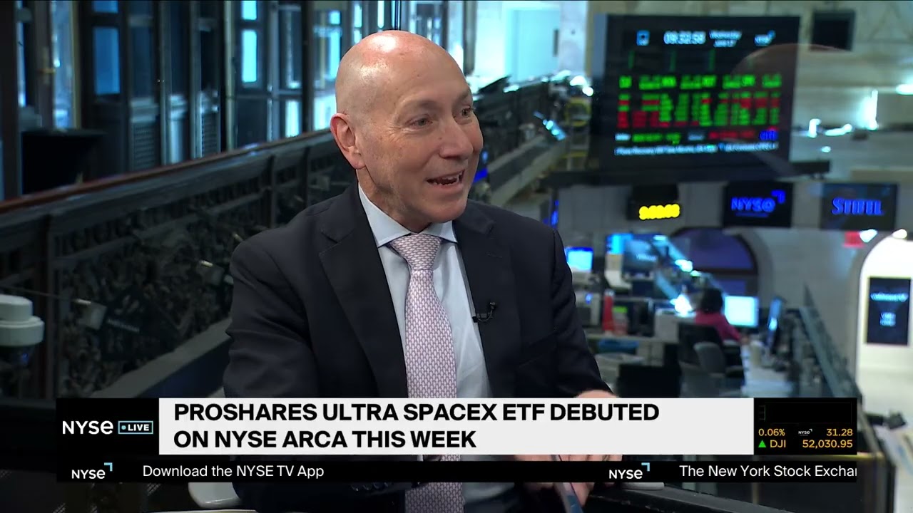 ETF ProShares Ultra SpaceX на NYSE Arca взлетел на двузначные показатели за первую неделю