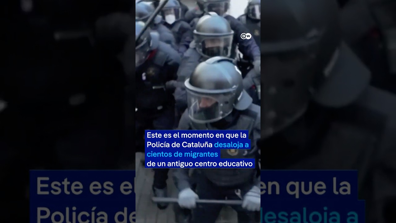 Polic&iacute;a desaloja el mayor asentamiento de inmigrantes de Catalu&ntilde;a