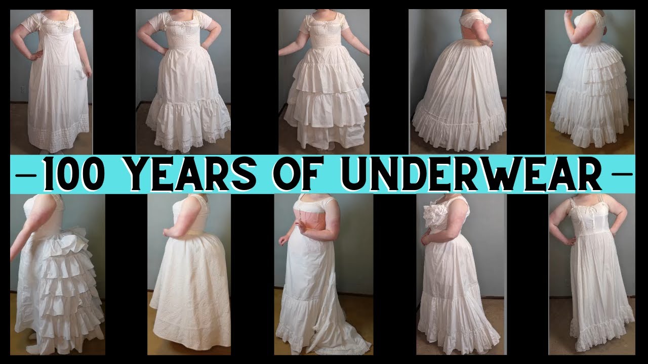 100 Years of Underwear // The Changing Plus Size Shape from Regency to Victorian to Edwardian