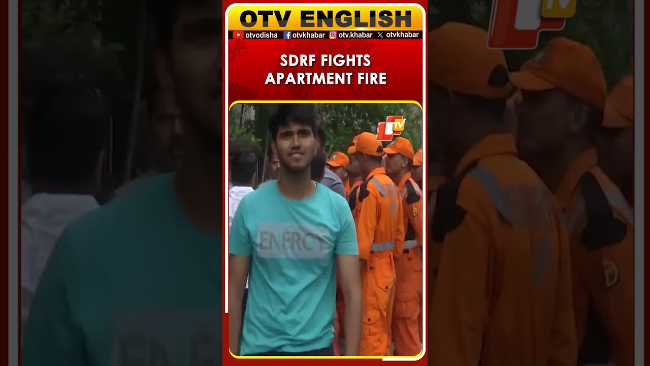SDRF Arrives At Noida Ivy County After Apartment Fire