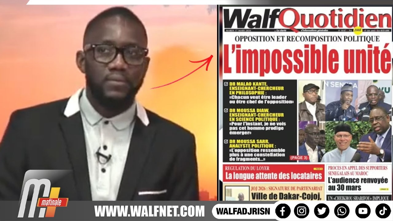 Revue de presse en WOLOF du 17 mars 2026 sur walfadjri avec Oumar Gueye