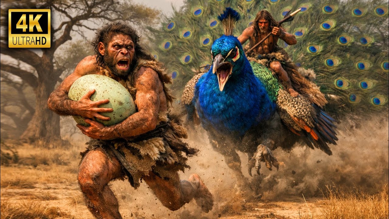 Prehistoric Hominids VS Giant Peacock | Life 9.9 Million Years Ago | Lost Earth Ages