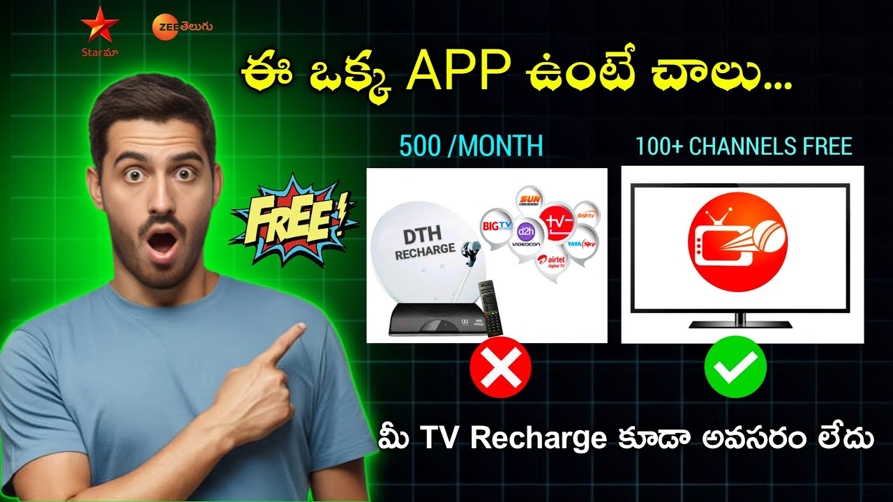 How to watch free telugu live channel | Earn guru telugu
