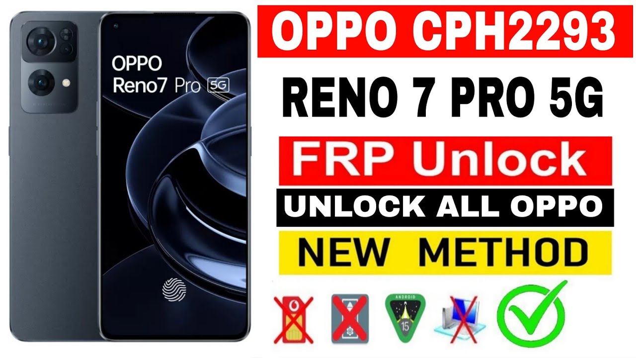 Oppo Reno 7 Pro 5g FRP Bypass | New Solution  | Oppo (CPH2293) Google Account Bypass Without Pc