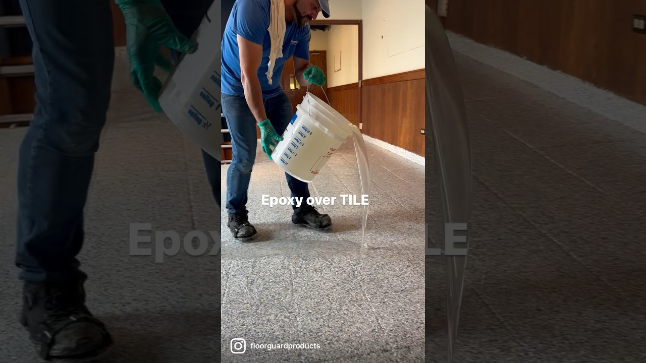 Epoxy Coating over TILE🤯 