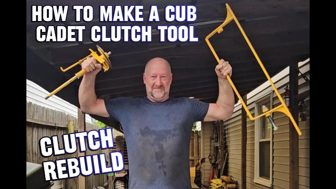 Cub Cadet Clutch Rebuild with a Homemade Clutch Tool