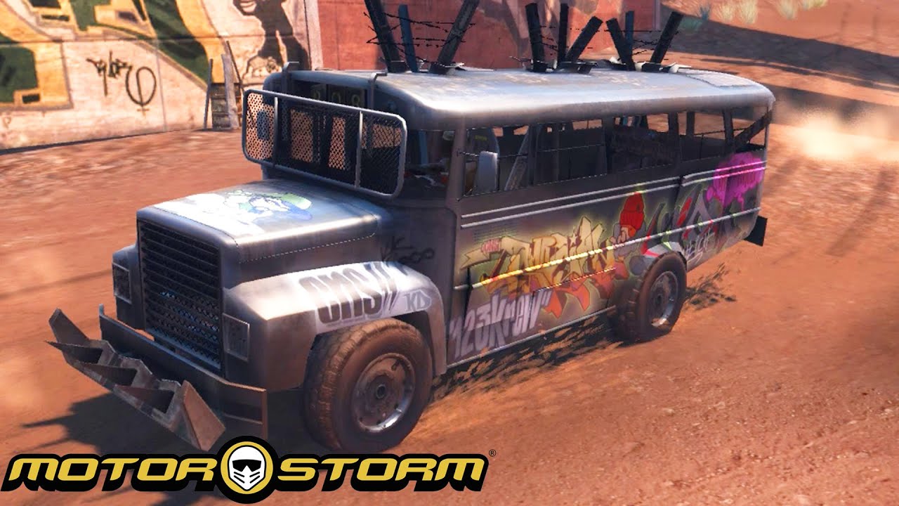 MotorStorm [PS3] Big Rig Gameplay (Atlas Arizona)