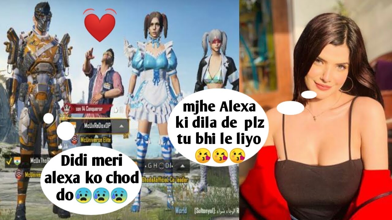 Random RICH & TOXIC Girl🥰 Flirting With ALEXA😳 & Teach Me How To Play  MOBILE [THOR GAMING]