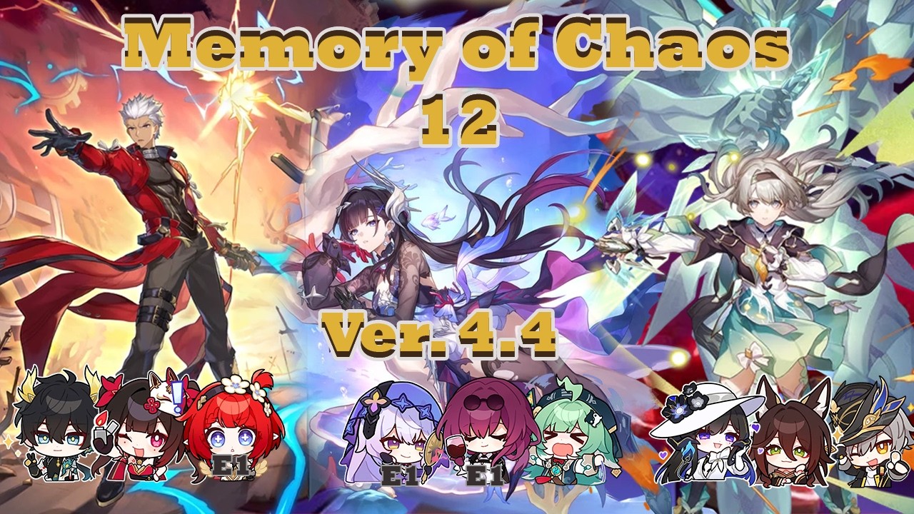 E1'S5' Archer, E1S1 Hysilens, E0S1 Firefly Memory of Chaos Ver.4.4 | Honkai: Star Rail