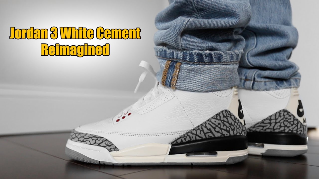 Что выбрать? Сравнение Jordan 3 White Cement Reimagined в версиях GS и мужской + информация о раз...