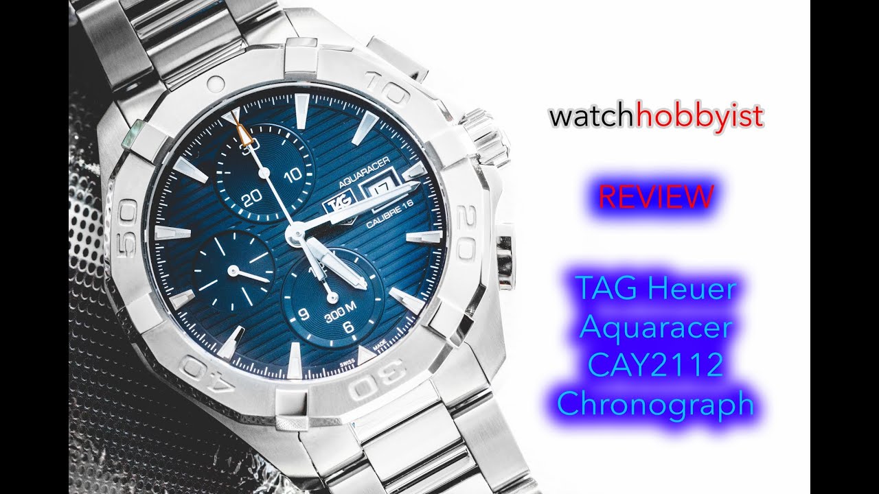 REVIEW: TAG Heuer Aquaracer CAY2112 300M WR Chronograph with Blue Dial