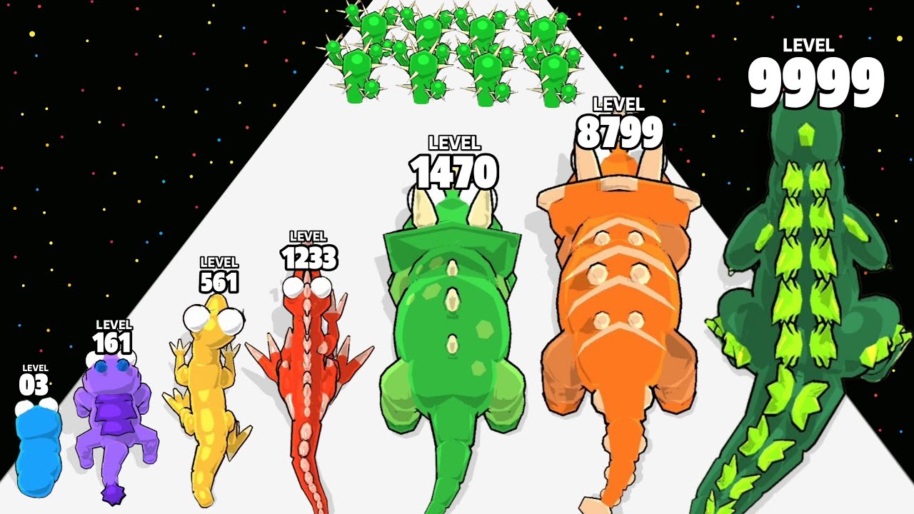 Eat To Evolve - Level Up Dinosaur Max Level Gameplay