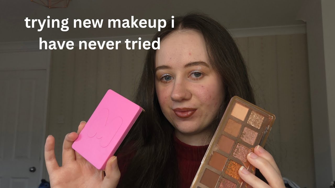 Testing new makeup I haven't tried before 