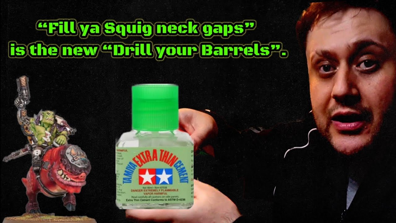 How to Fill Gaps on the  Warhammer 40k Orks Beast Snaggas Smasha Squig and Squighogs.