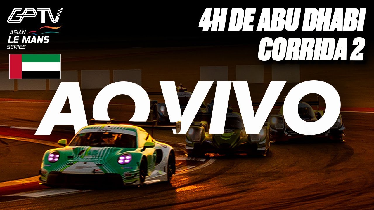 🔴ASIAN LE MANS SERIES (ALMS) 2025/26: 4H DE ABU DHABI AO VIVO E COM IMAGENS | CORRIDA 2 | 6ª ETAPA
