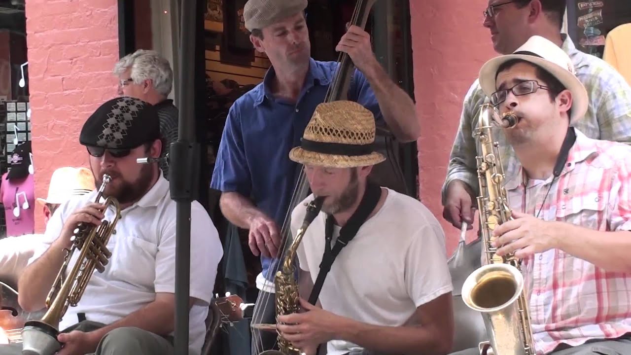 The Smoking Time Jazz Club with Sarah Quintana on Royal St., New Orleans.