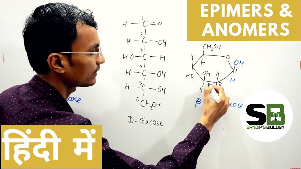 Epimers and Anomers in Hindi | Biochemistry