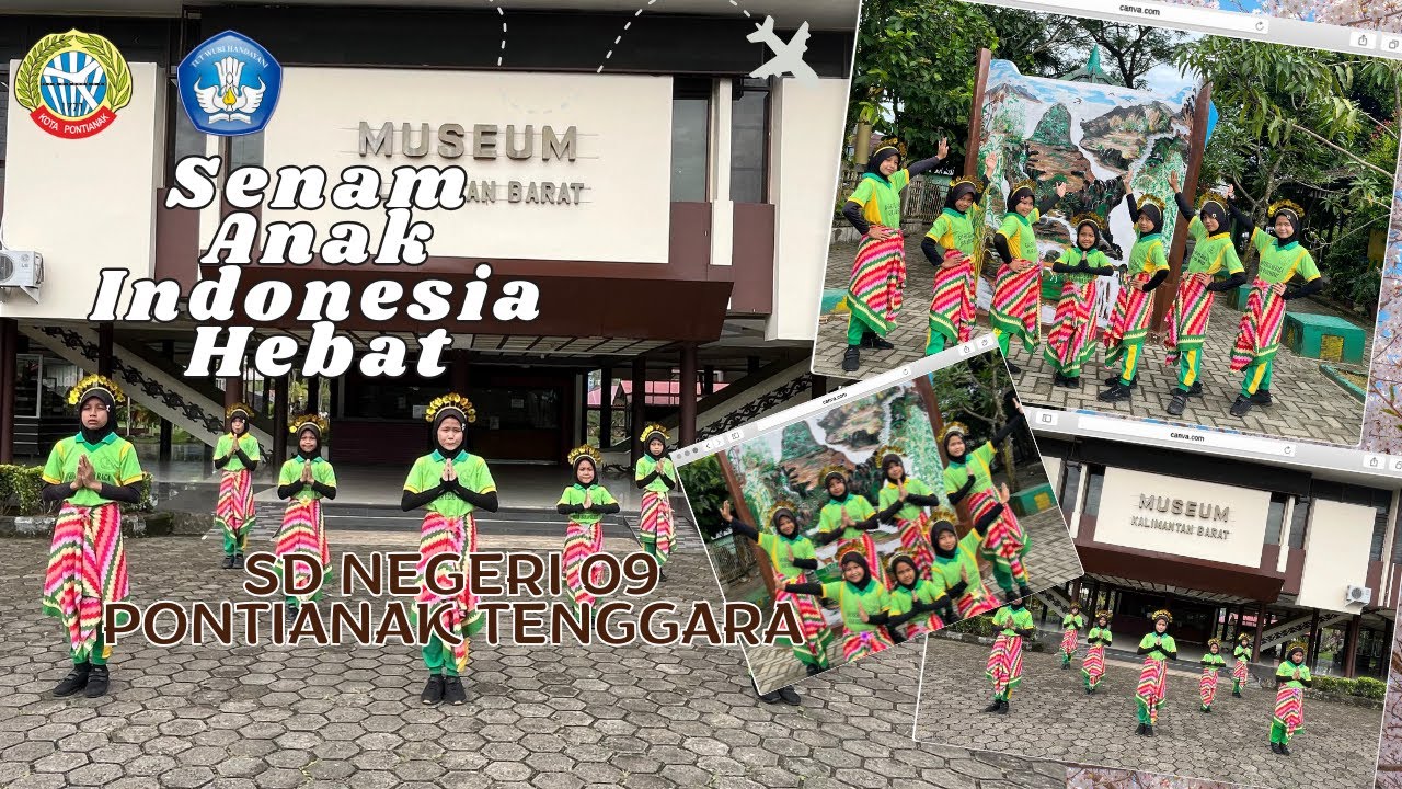 Lomba Senam Anak Indonesia Hebat 2025_SD Negeri 09 Kecamatan Pontianak Tenggara_Kalimantan Barat