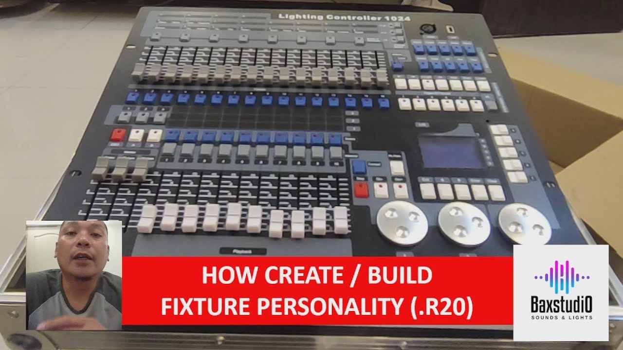 HOW TO CREATE PERSONALITY (Part 1) USING SHOWTEC CREATOR 1024 FOR PARLED