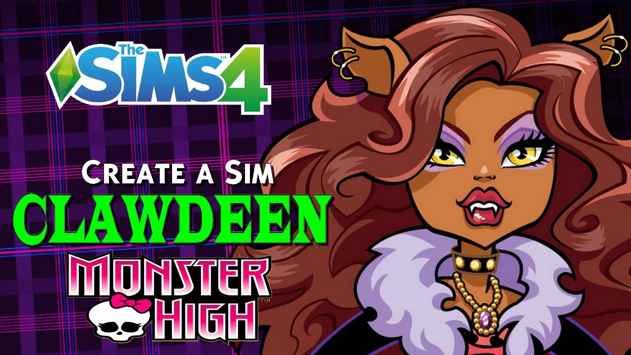 CLAWDEEN  MONSTER HIGH | The Sims 4 Create a sim