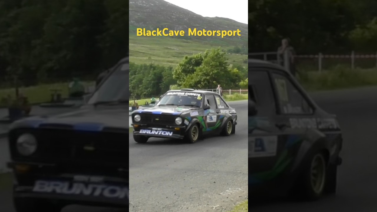Ford Escort MK2 Rally Car Action