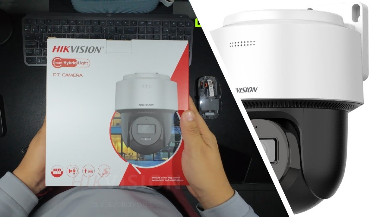 Unboxing Cámara Hikvision DS-2DE2C400MWG-E | PT con visión en color 24/7 y zoom digital
