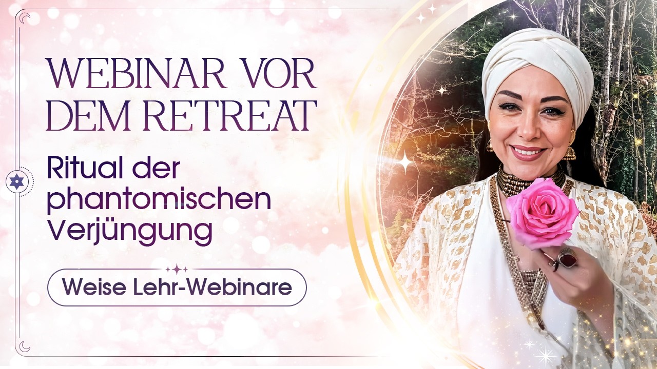 ✨ WEBINAR VOR DEM RETREAT✨Ritual der phantomischen Verjüngung | Praxis der mentalen Wiedergeburt