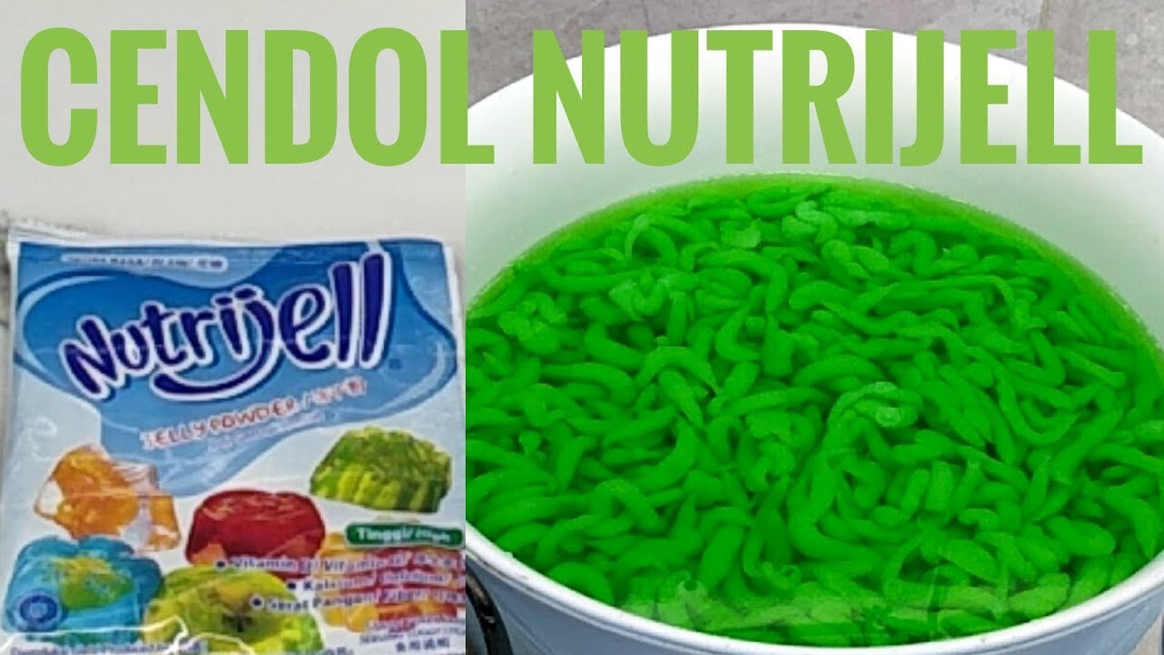 Resep es cendol nutrijel
